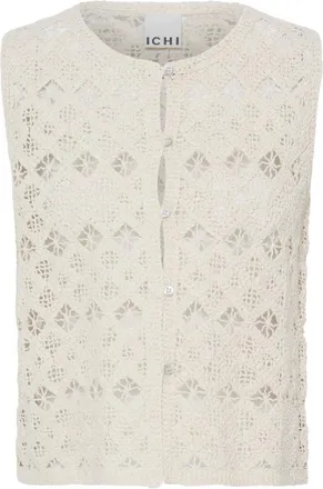 Ichi Ichi, Truien & Vesten, Dames, Beige, XS, Cardigans