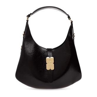 Ganni Bolso Hobo de Piel Ecol&oacute;gica - Bags - Mujer - Marr&oacute;n - ONE SIZE