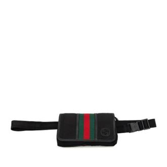 Gucci Pre-owned Nylon Belt Bag - Dames - Pre-owned - Zwart - Maat: ONE Size Nylon