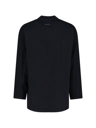 Fear of God Mens T-Shirts And Polos Black Self: Cotton