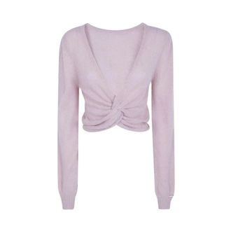 Twinset Truien & Vesten, Dames, Roze, M, 262Tp 3153 V-neck Sweater