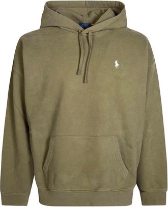 Polo Ralph Lauren Lspohood M2 Long Sleeve Knit - Heren - Hoodies - Groen - L - Katoen - Hoodies & sweatvesten