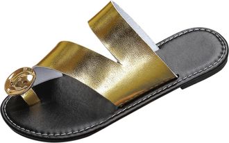 Generic K Women Shoes Sneaker Slippers for Women Flat Sole Round Toe Breathable Sandals Comfortable Lightweight Beach Holiday Outdoor Women Shoes Pumps Sexy, 