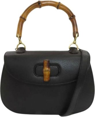 Gucci Pre-owned Handbags, female, Black, Size: ONE SIZE Pre-owned Vintage Handbag
