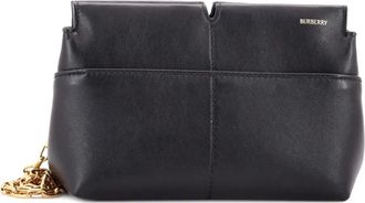 Burberry Snip Padded Leather crossbody bag - Zwart