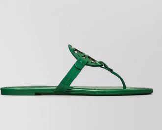 Tory Burch leather cutout t-strap flat sandals