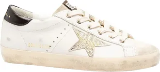 Golden Goose White Leather Superstar Sneakers
