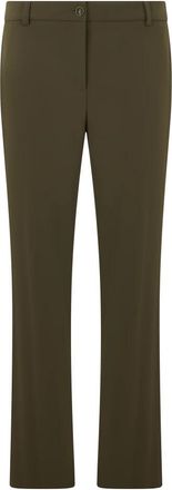 Moschino Tailored Broeken - Dames - Wijde Broeken - Groen - L - Polyester - Broeken