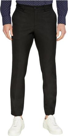 HUGO BOSS Slim-fit broek - Heren - Slim Fit Broeken - Zwart - M - Polyester - Broeken