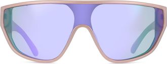 LMNT Sunglasses Square Full Rim Plastic Mens Sunglasses Purple Size 54 - Free Lenses - LMNT