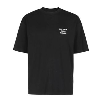 Dr&ocirc;le de Monsieur Le T-Shirt Slogan - - Tops - Uomo - Nero - M