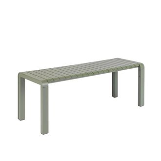Zuiver Banco de jard&iacute;n de aluminio verde vondel