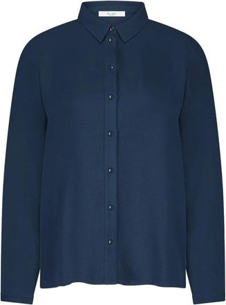 By-Bar Amsterdam Dames, Blouses & Shirts, Blauw, Maat: XS Satijn