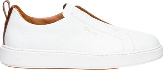Santoni Low-Top Sneaker - Sneakers White - Gr. UK_10_5 - in Weiß - für Damen