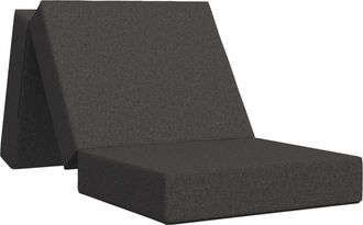 vidaXL Sof&aacute; Cama Plegable 75 X 63 X 45 Cm Gris Oscuro Vidaxl