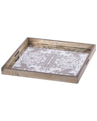 A&B Home Discontinued A&B Home Idony Classic Mirrored Tray