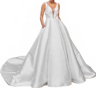 Casablanca Anastasie Wedding Dress In Ivory