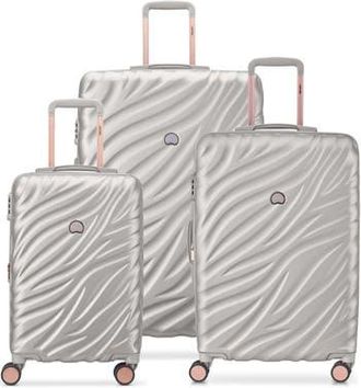 DELSEY Paris Alexis Hardside 3-Piece (21/25/29) Expandable Spinner Luggage Set in Platinum/rose Gold at Nordstrom