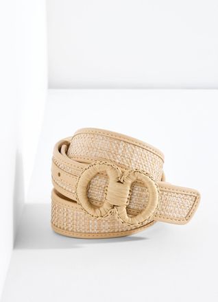 Talbots Raffia Belt - Natural - Medium Talbots