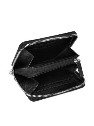 HUGO BOSS Logo Zip Around Wallet - Black