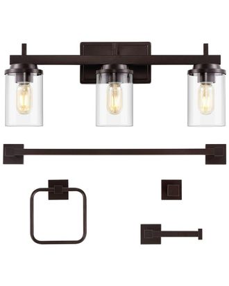 Jonathan Y Designs Jonathan Y Liam Vanity Light Set