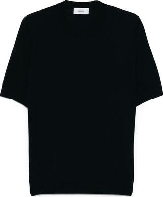 Lardini T-shirt in maglia fine - Blu