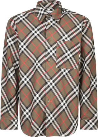 Burberry Check Khaki Shirt