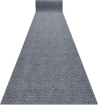 RugsX Rugsx - Alfombrilla Antideslizante 100 Cm Magnus 2954 Zigzag Exterior, Interior Gris Grey 100x260 Cm