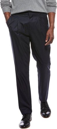 Brunello Cucinelli Dark Blue Wool Trousers, Brand Size 52 (US Size 36)