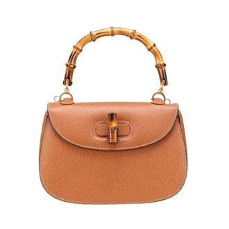 Gucci Pre-owned Top Handle Bag - Dames - Pre-owned - Bruin - Maat: ONE Size