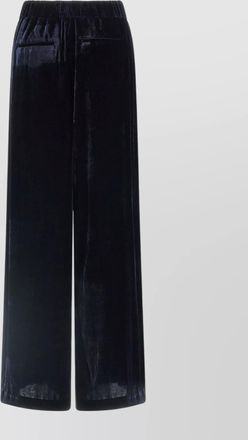 PESERICO soft touch velvet trousers featuring pockets