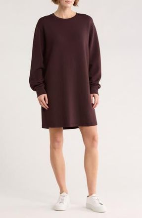 Spanx Long Sleeve Sweater Dress in Truffle Brown at Nordstrom Rack, Size Large