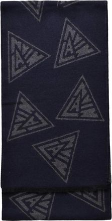 Lanvin Accessoires, Heren, Blauw, ONE Size, Wol, Sciarpa