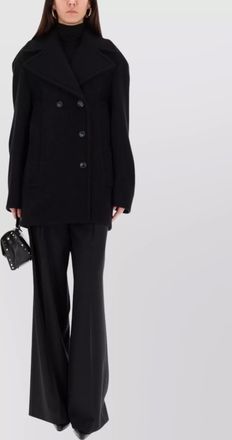 Sportmax double-breasted coat notched lapels long sleeves