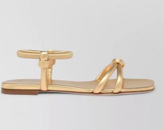 Gianvito Rossi flat sole sandals knotted detail nylon