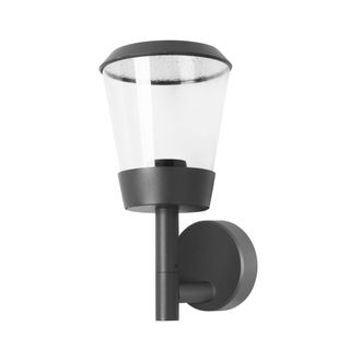Forlight Elaine - Aplique De Pared Exterior E27 Con Ip54 Para Jard&iacute;n Y Terraza De Color Gris Urbano - Forlight