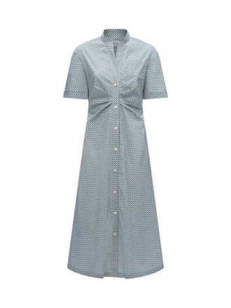 C&acirc;llas Milano NOOR Shirt dress in Blue Print at Nordstrom, Size 10