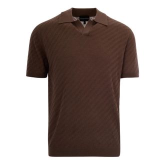 Emporio Armani Polo Shirts - Heren - Polos - Bruin - M - Tops