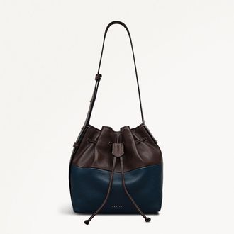 Radley London Dark Oak Medium Drawstring Shoulder Bag York Mews AW25 Radley London