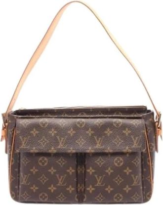 Louis Vuitton Pre-owned Shoulder Bags, female, Brown, Size: ONE SIZE Pre-owned Canvas louis-vuitton-bags