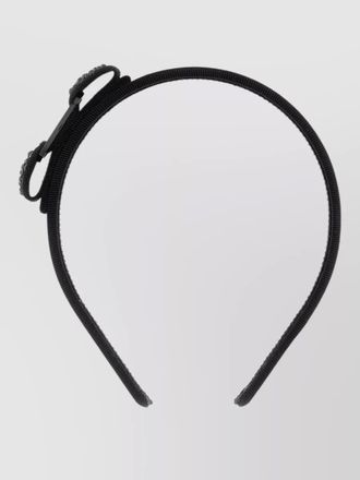 Ferragamo fabric hairband embellished design bow detail