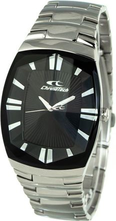 Chronotech Silver Stainless Steel Bracelet Mens Watch