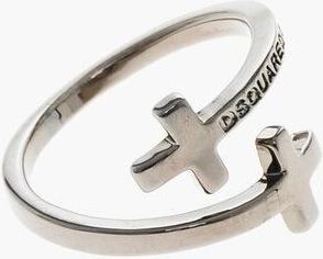 Dsquared2 Brass JESUS Ring size S