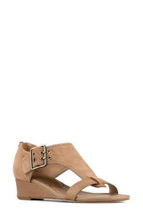Donald J Pliner Mid Wedge Sandal in Tobacco at Nordstrom, Size 5.5