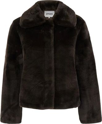 Apparis Jassen, Dames, Bruin, XS, Leer, Elis Jas
