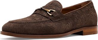 Taft Russell Mens Dress Flat Shoes Chocolate Floral Suede : 10.5 M, Leather