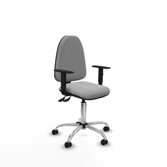Piqueras y Crespo Piqueras Y Crespo A&yacute;na Silla De Oficina Gris Claro Confortable