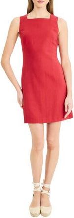Donna Morgan Square Neck Sleeveless Minidress in Cardinal Red at Nordstrom Rack, Size 10