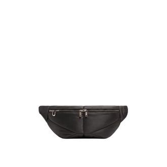 Rick Owens Moncler Bumbag Belt Bag, Unisex, Black, Size: One Size