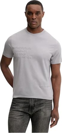 Karl Lagerfeld Katoenen T-shirt - Heren - T-shirts - Grijs - XL - Katoen - Tops